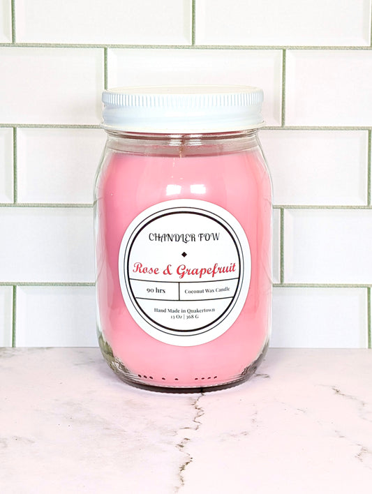 Rose & Grapefruit 13 Oz Candle