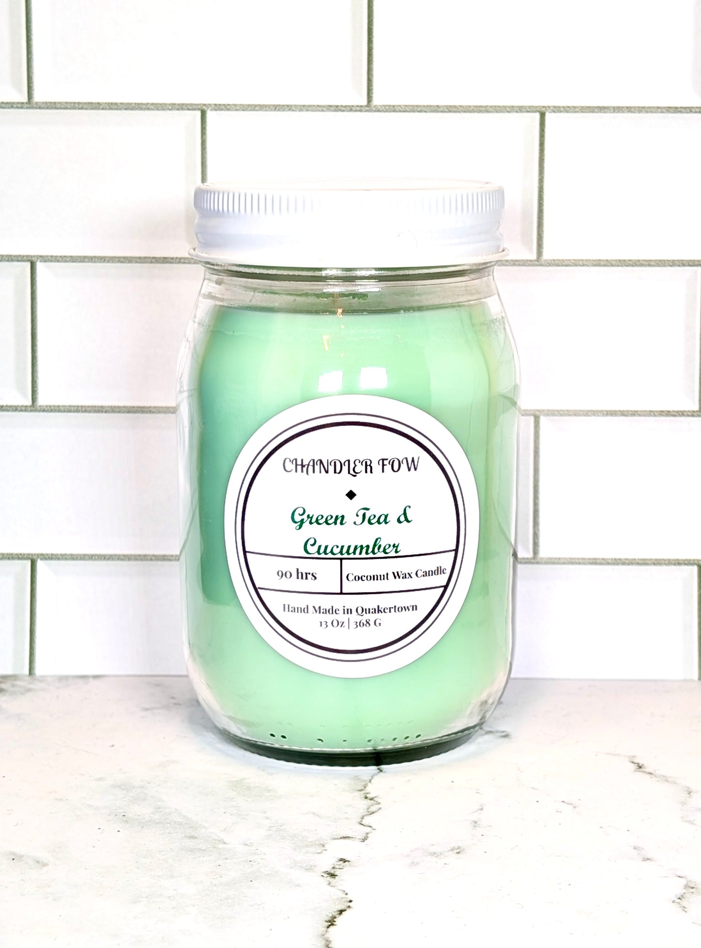 Green Tea & Cucumber 13 Oz Candle