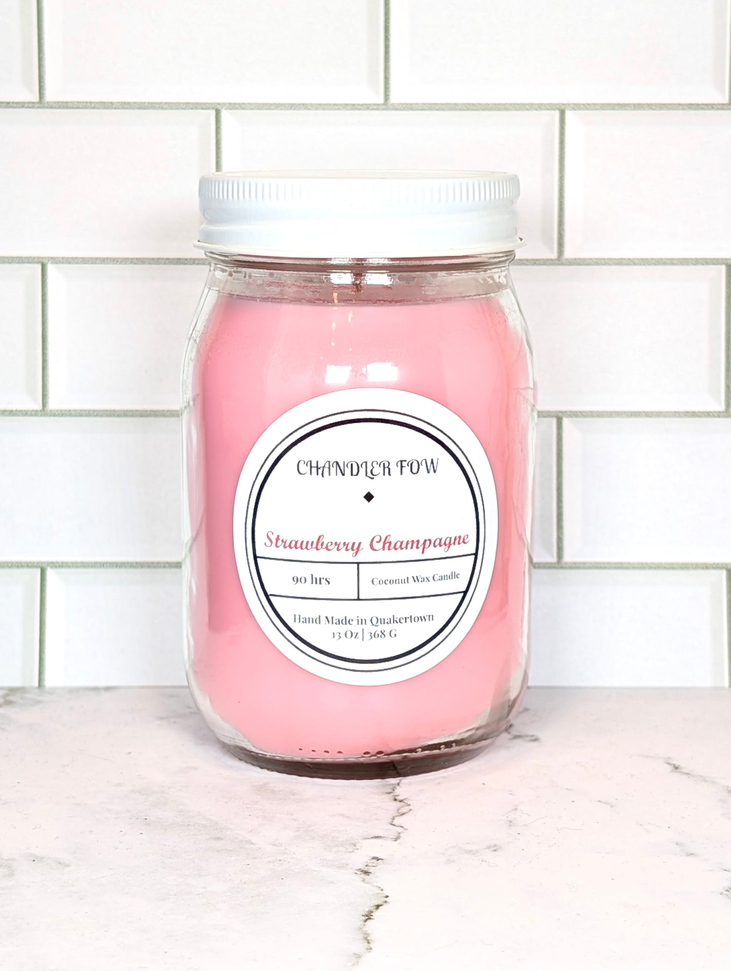 Strawberry Champagne 13 Oz Candle