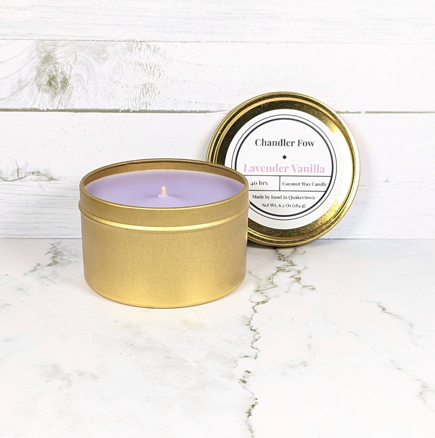 Lavender Vanilla Gold Tin