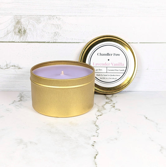 Lavender Vanilla Gold Tin