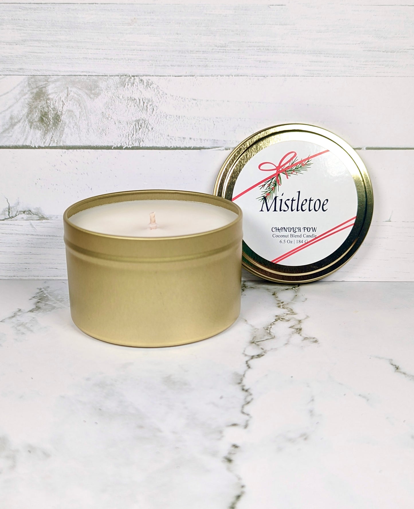 Mistletoe Gold Tin