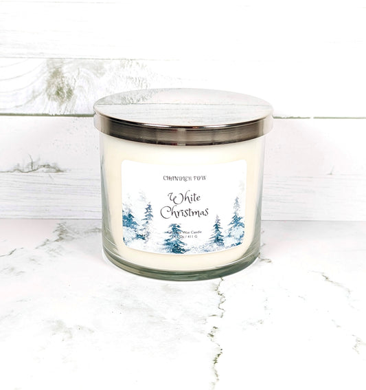 White Christmas 2-Wick Candle